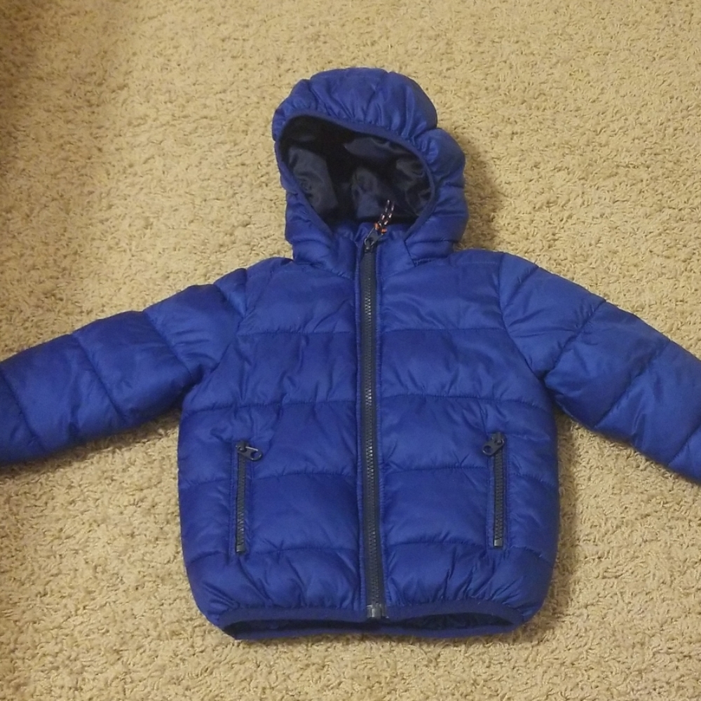 Blue Puffer Coat